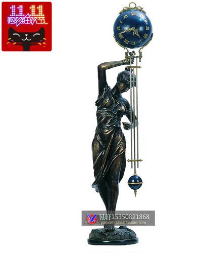 昱轩原厂正品昱轩原厂正品 纯铜座钟 机械座钟 仿古座钟 淑女摇表