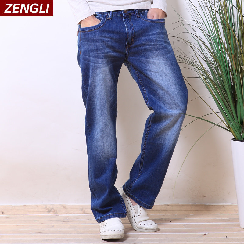 Jeans pour jeunesse droite en vrac 100% coton pour automne - Ref 1478407 Image 1