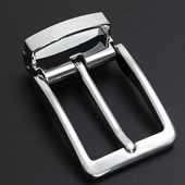 腰带扣皮带扣头3.4CM锌合金单扣无带身 针扣裤 34MM新款 电镀男士