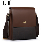 Men's leather shoulder bag business casual men Messenger bag leather document bag man bag