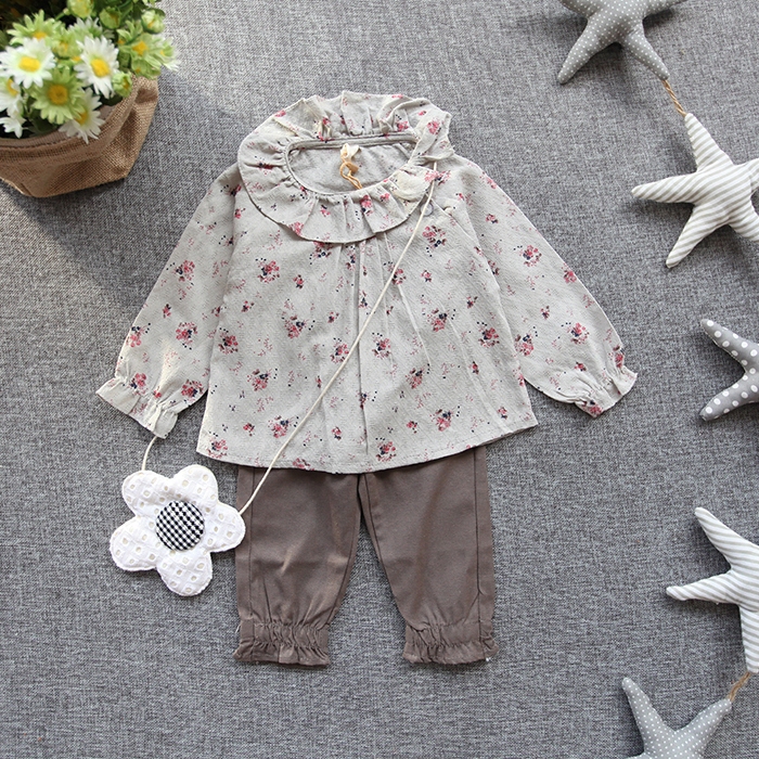 Chemise fille à manche longue - Ref 2087311 Image 1