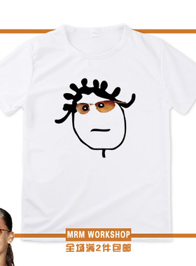 Rihanna蕾哈娜日日时尚三姐妹ANTi专辑同款宽松欧美模特T恤短袖