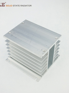 直销AH-105W三相固态继电器SSRTSR专用铝制散热器10A100A适用