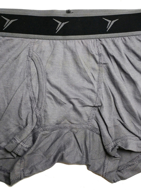 哟呼！old navy*7-9岁男童灰色全棉平角内裤四角短裤