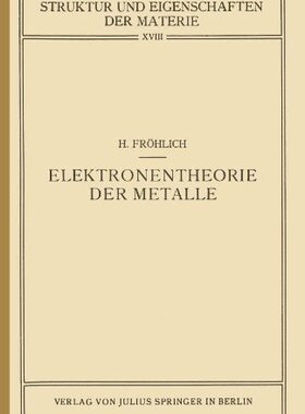 【预订】Elektronentheorie Der Metalle