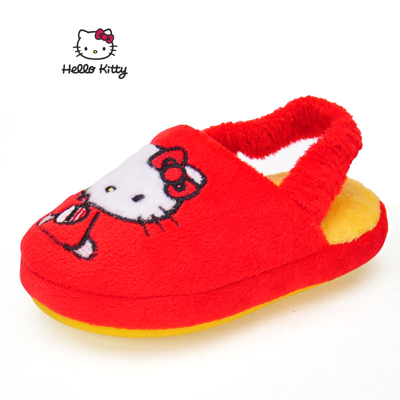 Chaussons enfants en suède HELLO KITTY pour hiver - Ref 1033595 Image 1