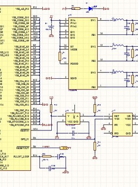LPC3250开发板原理图 LTC3569 LCD A3P060 SP3232 UDA1380 SP706S