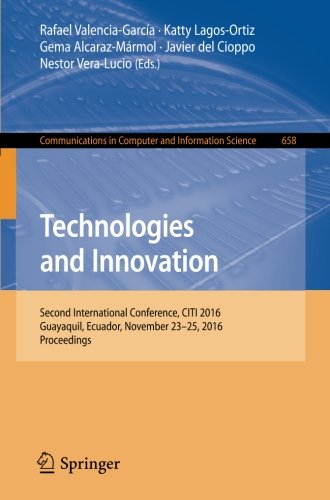 【预订】Technologies and Innovation