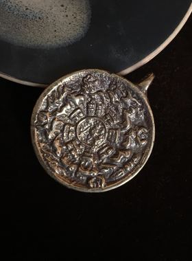 九宫吊坠挂件西藏钥匙扣八卦牌