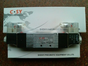 C.SY申一气动VALVE电磁阀SY4V330C AC220V中位封闭DC24V先导孔