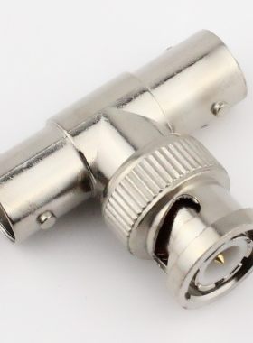 KJK三通 一分二视频分配器 监控三通 视频转接头 BNC三通 Q9接头