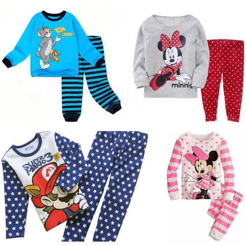 Girls Kids T-Shirt Leggings Nightwear Sleepwear Pajamas Sets