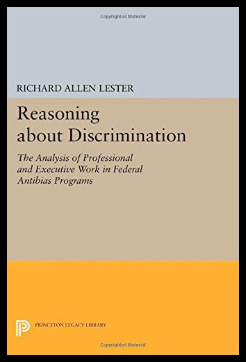 【预售】Reasoning about Discrimination: The Analysis of P
