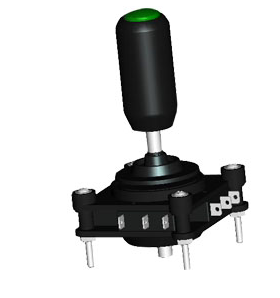 正品红开 十字 摇杆主令开关 SCV4-YQ-05R2G 把手带按钮360度自复