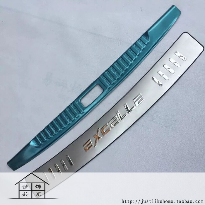 10-14款别克英朗GT/XT两三厢专用不锈钢内外后护板尾箱门槛防护贴