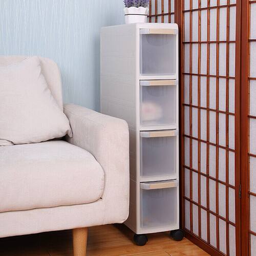 日式抽屉式收纳柜夹缝可移动