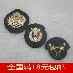 帽箱包配件 diy材料英伦风格 复古车缝装 饰皮标牌服装 辅料鞋