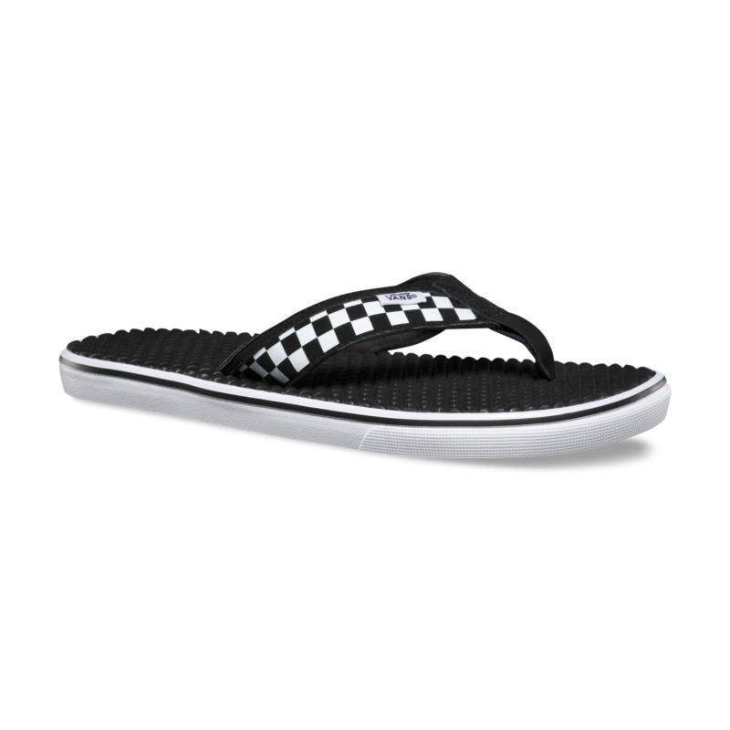 Vans/范斯人字拖拖鞋夹趾T带拖鞋男女鞋休闲度假棋盘格夏季轻便