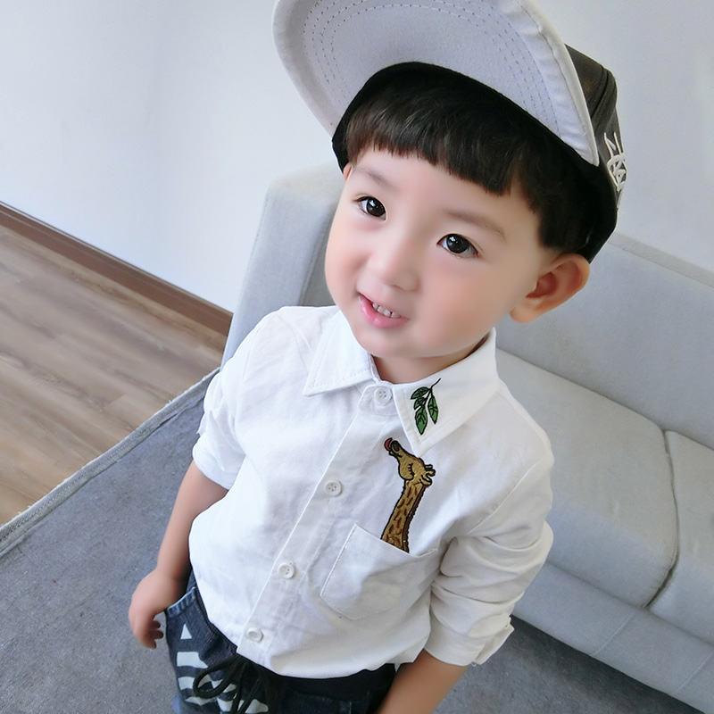 Chemise enfant à manche longue - Ref 2082917 Image 1