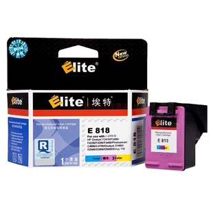 818 彩色墨盒 适用惠普 F2488 埃特 DeskjetF2418 Elite