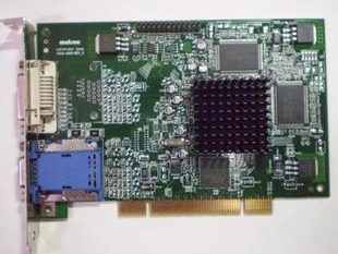 G450 Matrox PCI 32M 双冠原装 VGA DVI 独立显卡