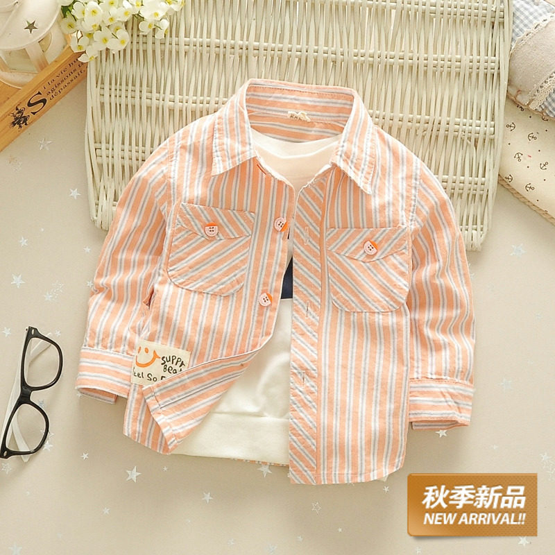 Chemise garcon à manche longue - Ref 2078416 Image 1