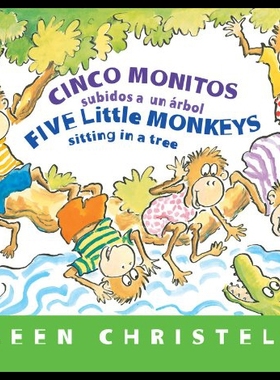 【预售】Cinco Monitos Subidos a Un Arbol / Five Little Mo（Spanish, English）