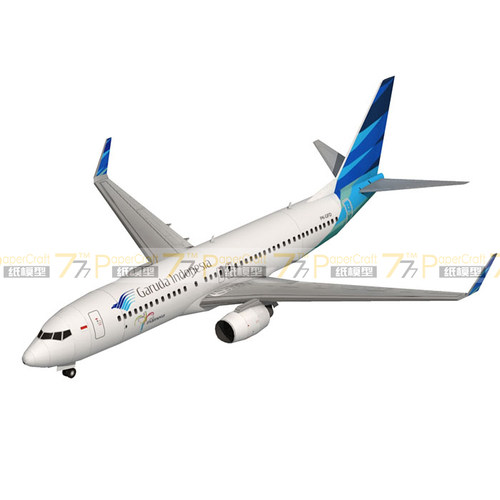 777飞机纸模型波音印尼鹰航