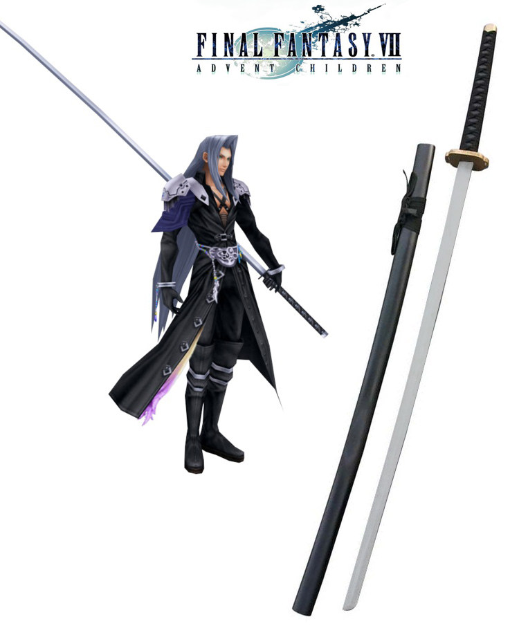 最终幻想vii萨菲罗斯正宗野太刀木刀cosplay武器道具现货发售