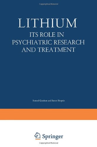 【预售】Lithium: Its Role in Psychiatric Research and ...