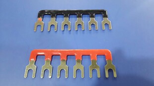 6PIN短接片 间距12mm TB25A接线端子短路条 TB2506短接片