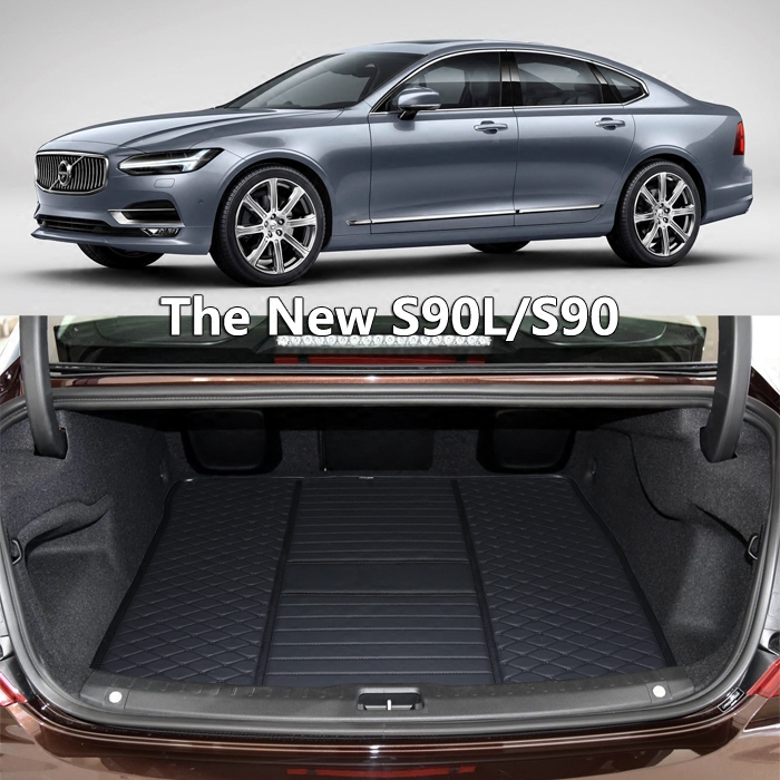 2021款沃尔沃s90后备箱垫 b5 t8混动新能源后尾厢垫专用s90l t4t5