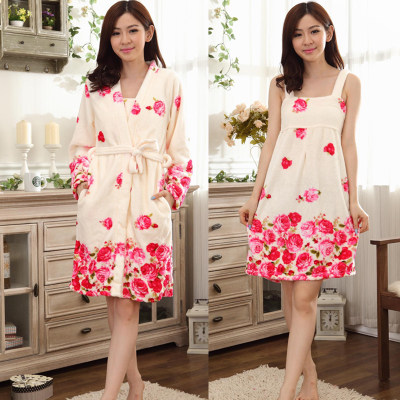 Peignoir jeunesse # 321 points rayures - Ref 593505 Image 1