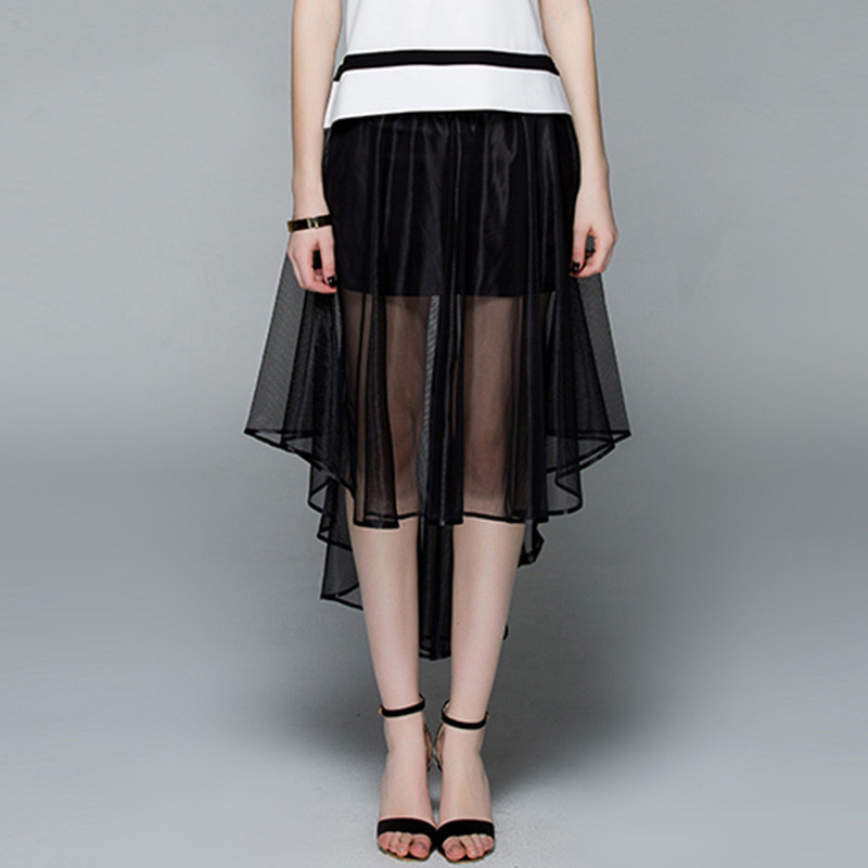 MIRROR FUN Spring and summer new pattern Arc Big swing skirt Gauze skirts Culottesin the Women's clothing/Boutique , Skirts  category - from Buy2taobao.com to provide professional Taobao agent buy service