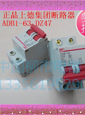 chdele小型断路器ADB1-63 DZ47-63 空开 空气开关 2p 2组6-32A