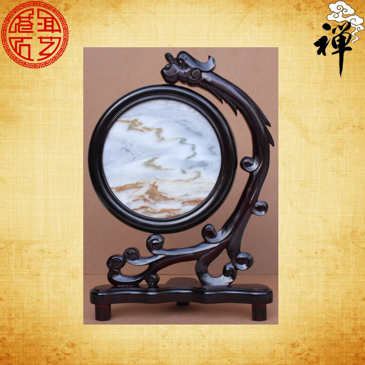 天然礼盒屏风摆件