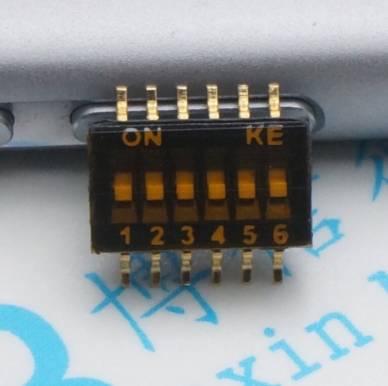 1.27MM 6λ ÌùƬ²¦Â뿪¹Ø ²¦¶¯¿ª¹Ø1.27-6P DSHP06TSGER