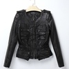 18 New winter pu leather clothing have cash less than that is registered in the accounts coat Self cultivation Show thin With cotton keep warm locomotive Ladies Jacket Korean Edition