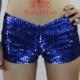 热裤 欧美同款 嘻哈JAZZ街舞夜店歌手百搭DS演出服性感亮片低腰短裤