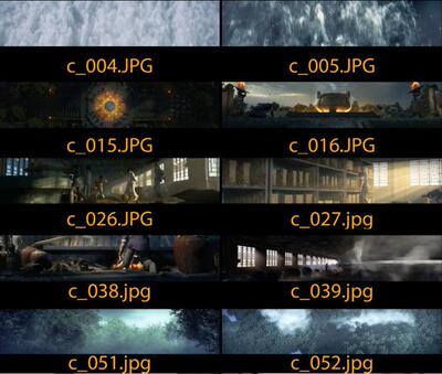 大镜天成环幕三维建筑动画3D模型场景素材.整项目（全部60元)