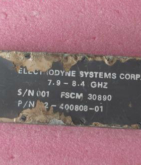 7.9-8.4GHz 射频微波控制器件 SMA 2-400808-01