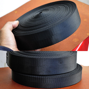 2.5cm 3.8cm尼龙织带加厚背包带 行李捆绑带扁带背包带尼龙织带黑