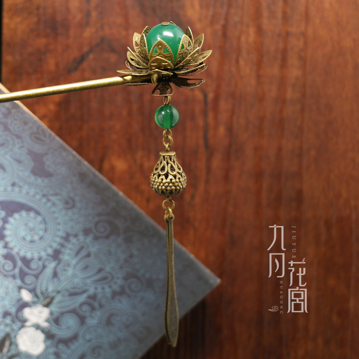 古风中国风宫廷流苏步摇簪子 古典淑女盘发头饰发饰古装古代发簪