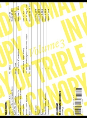 【预售】Invalid Format: An Anthology of Triple Canopy, Vo