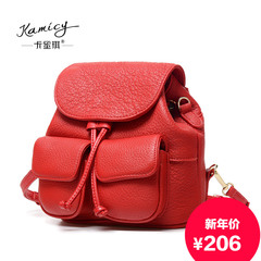 Handbag shoulder bag 2016 new doubles girl Korean version of the soft leather ladies bags leather Institute wind leisure mini backpack