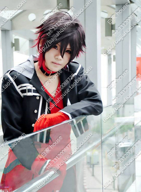 AMNESIA失忆症Shin假发 シン 暗红渐变假发 美少年短发 COS假发