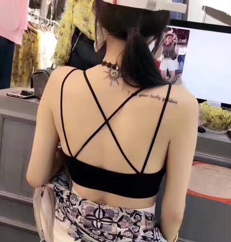 测试推荐细带美背抹胸锦纶文胸