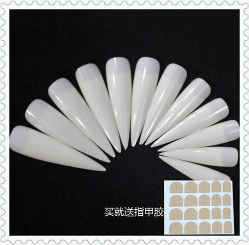 巴卫狐狸妖精动漫周边精灵剑灵假简装指甲贴片COS道具10片