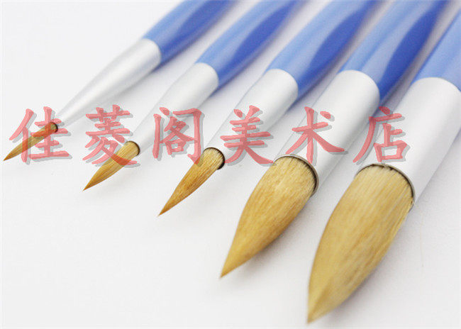 6支包邮SAKURA樱花NR 圆头尼龙单支画笔 适合水彩 水粉 丙烯 油画