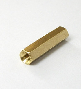 20MM空心铜柱 M3 20毫米 双通 铜柱 六角铜柱 间隔柱 厂家